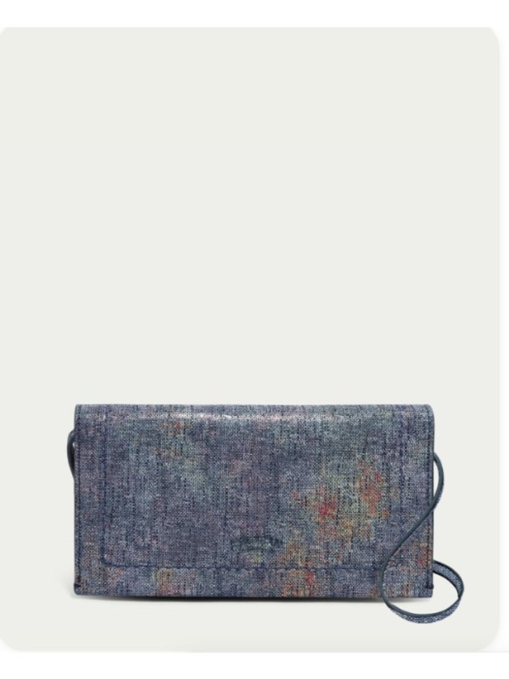 NEW American Leather Co. Teddy Crossbody Bag in Indigo/Multi